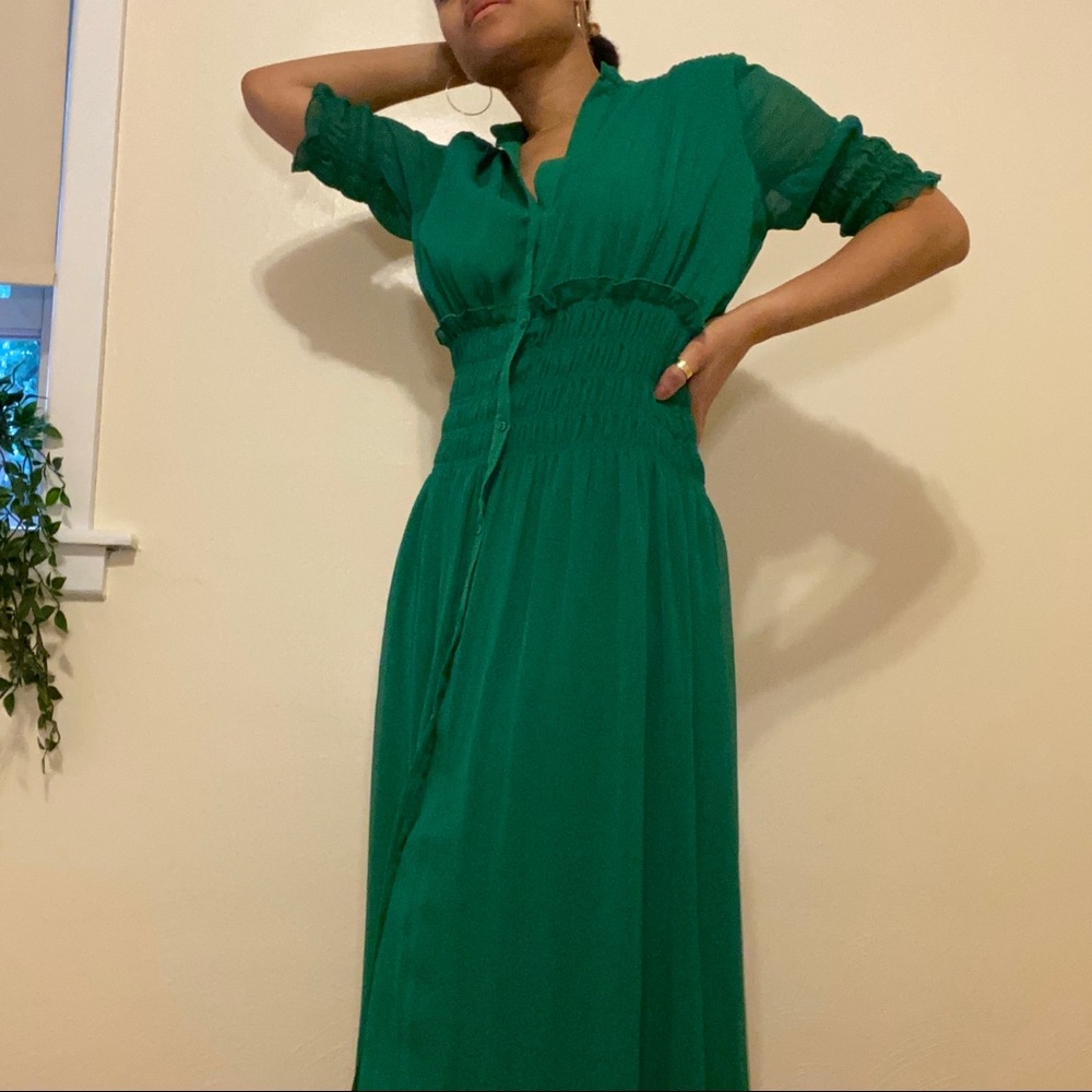 Zara Maxi Green Dress